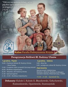 Relikwie Bł. Rodziny Ulmów w naszej diecezji.